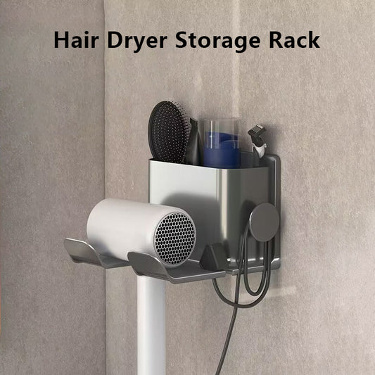 Hair Dryer Holder Wall Mounted Hair Straightener Dryer Hair Stand