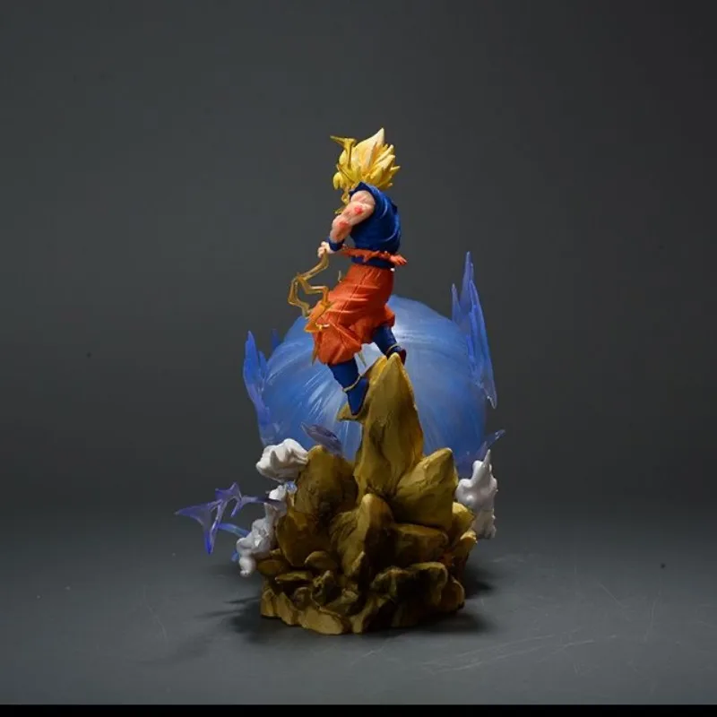 Anime Dragon Ball Z Majin Buu Vs Son Goku Figurine 22CM