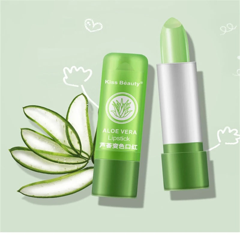 1PC Moisturizing Aloe Color Changing Lipstick