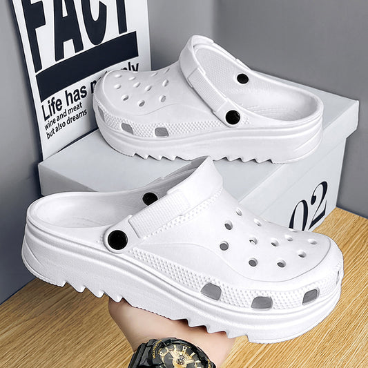 Men Summer Indoor Bathroom Slippers Wearing Sandals Outside Sandals