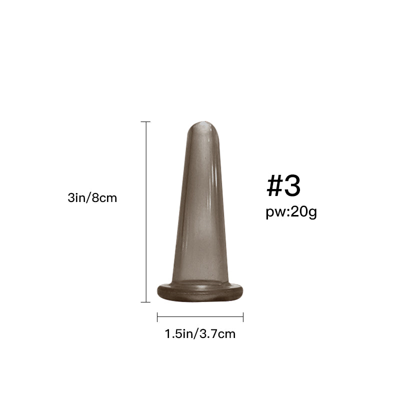 Silicone Vacuum Cupping Massage Jars Anti Cellulite Massage