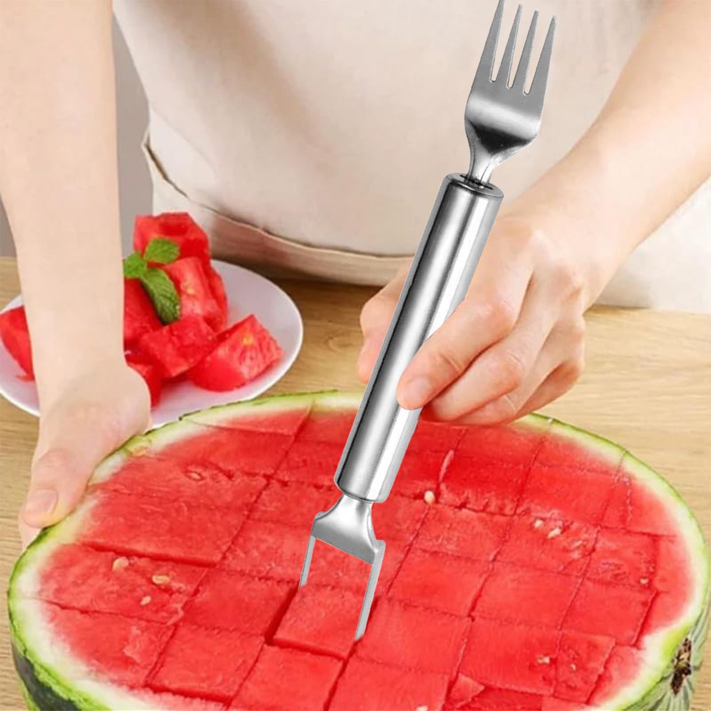Newest Watermelon Slicer Tool Stainless Steel Fruit Cutter