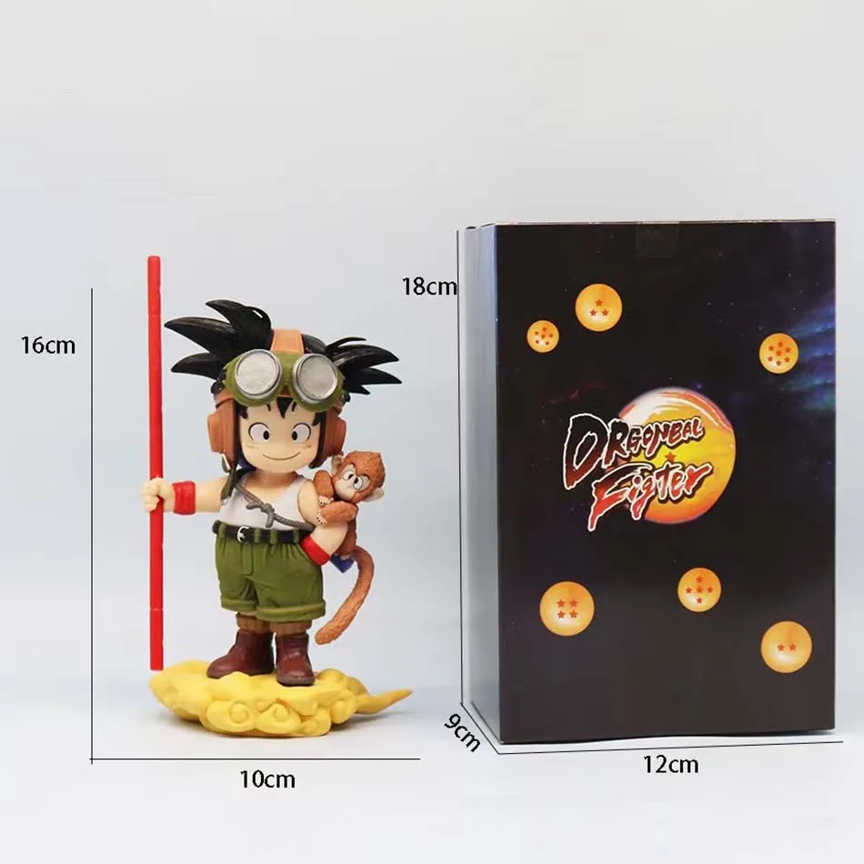 Dragon Ball Anime Figure Son Goku And Monkey Figures 16cm PVC