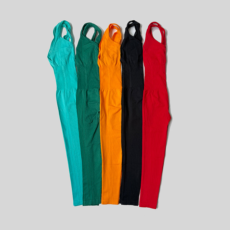 Jumpsuit Women's Fitness Suit Yoga Sets Sports For Woman Tracksuit