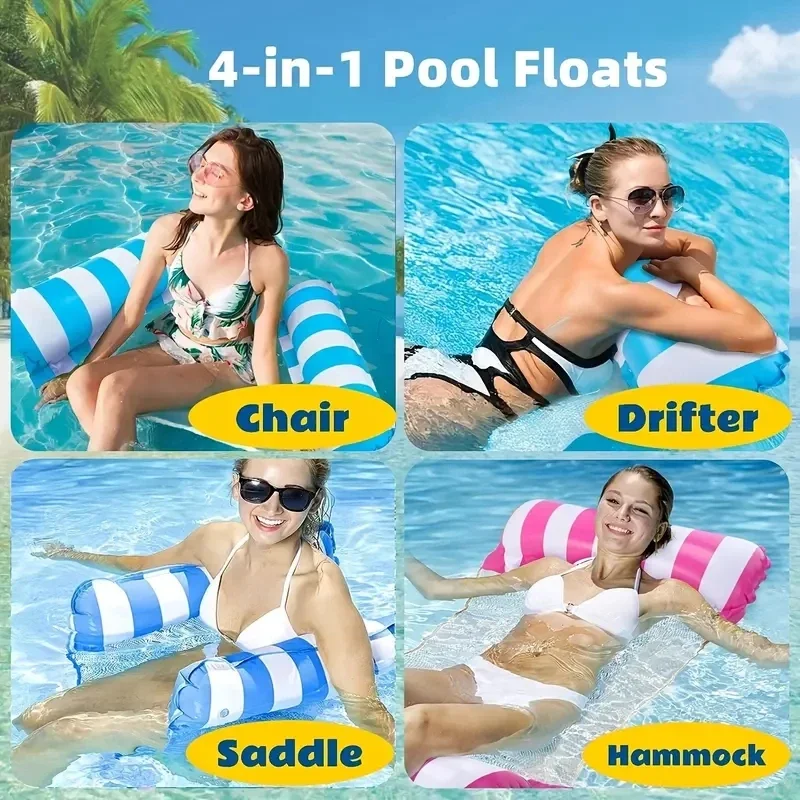 1PC Inflatable Float Hammock floaties for adults