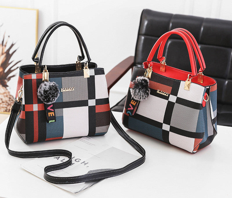 Luxury Handbag Women Stitching