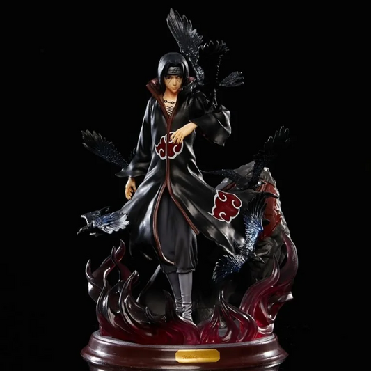 28cm Popular Naruto Anime Model Uchiha Itachi Statue Toy