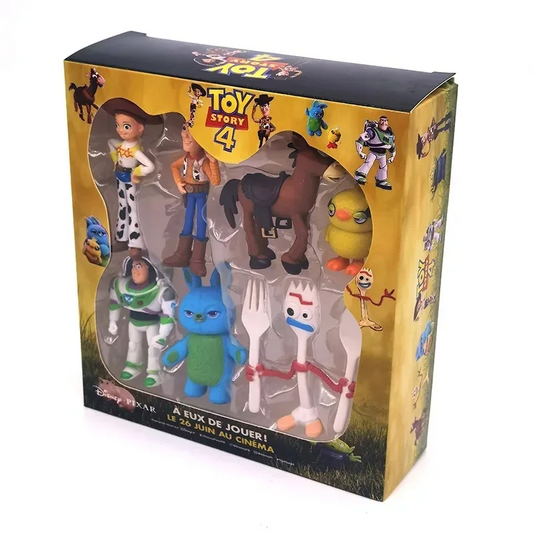 Disney 7PCS Toy Story 4 Action Figures Toys Woody