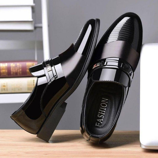 Fashionable and Versatile Men Formal Leather Shoes Business Casual
