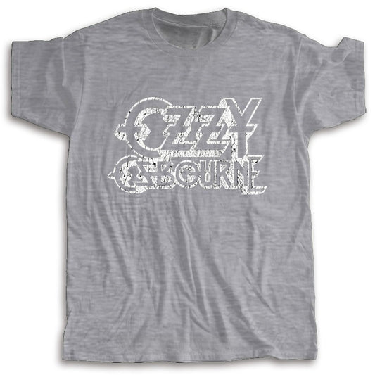 Tshirt Men Summer Top Tees Ozzy Osbourne 'Vintage Logo' T-Shirt Summer