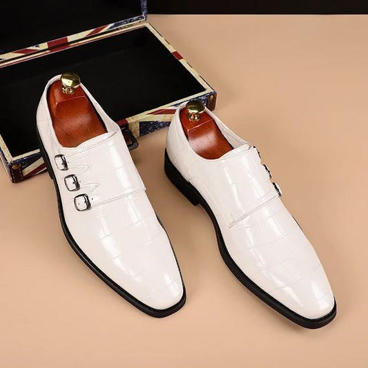 Slip on Dress Shoes Men Oxfords Fashion Business Office Men's Shoes