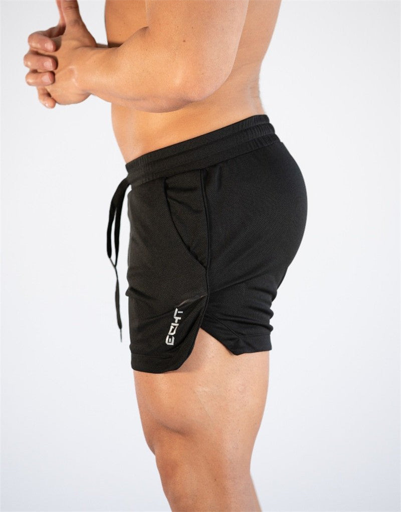 Mens Gym Training Shorts Men Sports Casual Clothing Fitness Workout
