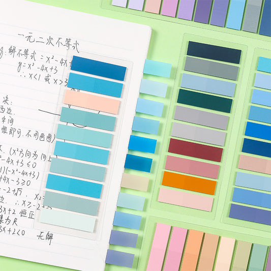 200PCS Morandi index color small size self-adhesive label