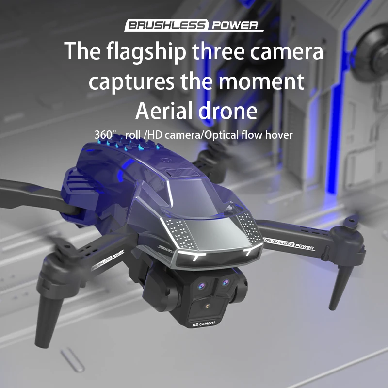 New H3 Drone 8K Professional Triple Camera 4K ESC WIFI FPV