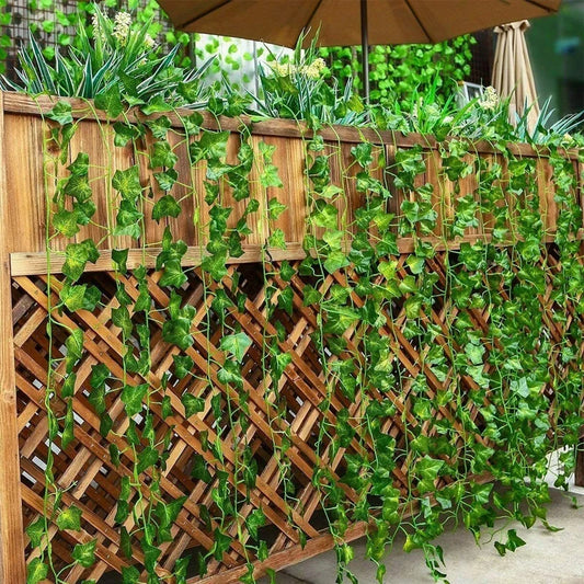 Artificial Green Ivy Vine Garland Fake Leaf Plants