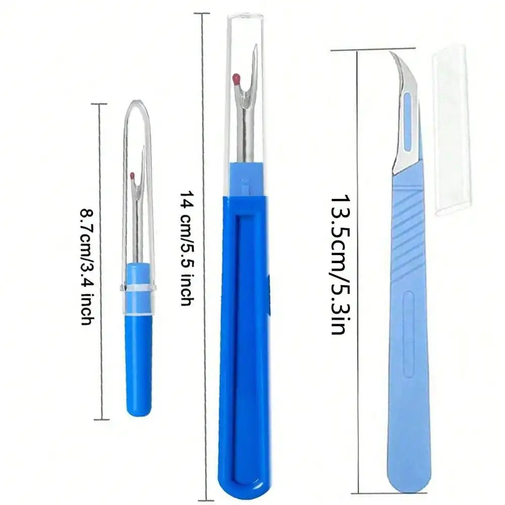 5PCS Sewing Seam Ripper Kit Blue Sewing Stitch