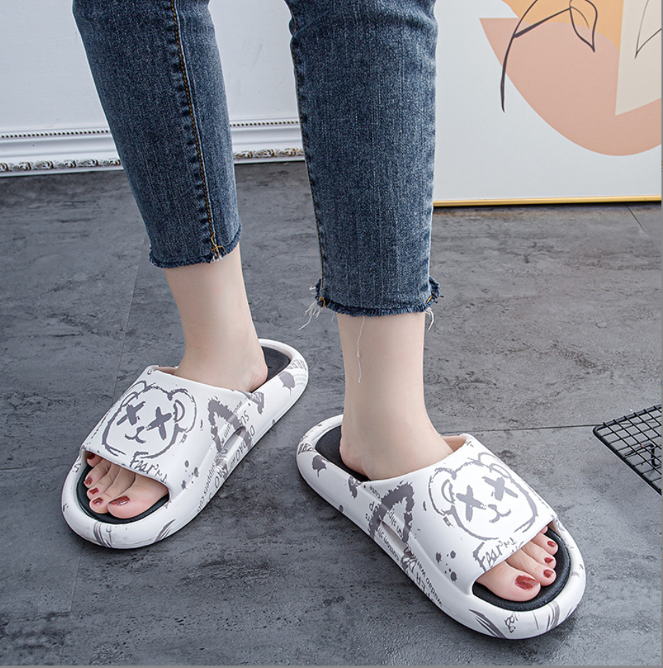 1pc Summer PVC High Quality Anti Slip Slides Color