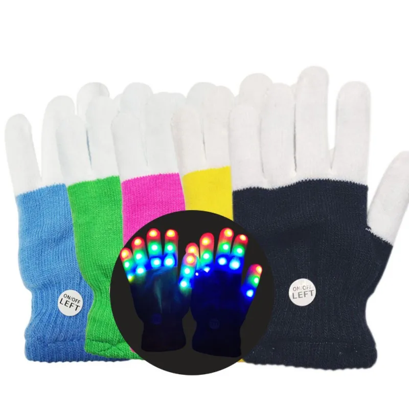 Children LED Gloves Keep Warm Gloves LED Gloves