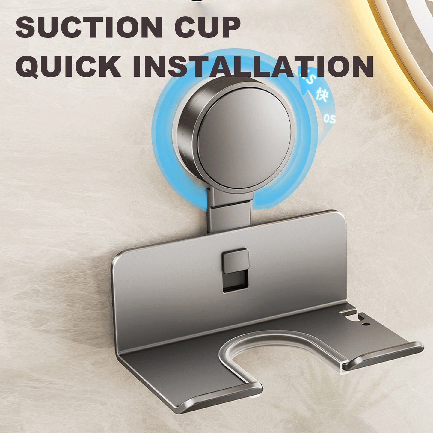 Hair Dryer Holder Wall Dryer Cradle Straightener Stand