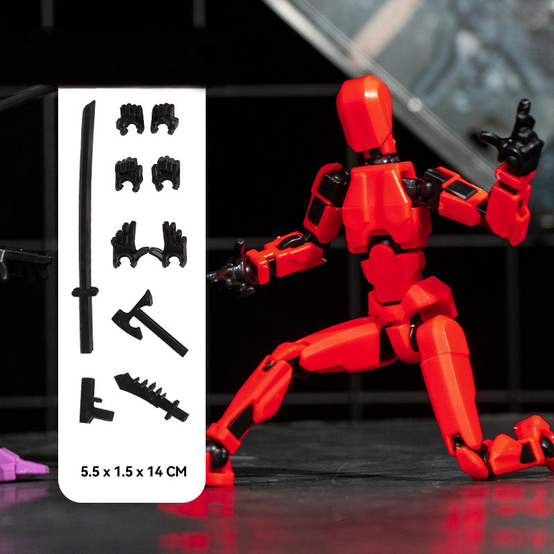 T13 Action Figure Titan 13 Action Figure Dummy Lucky