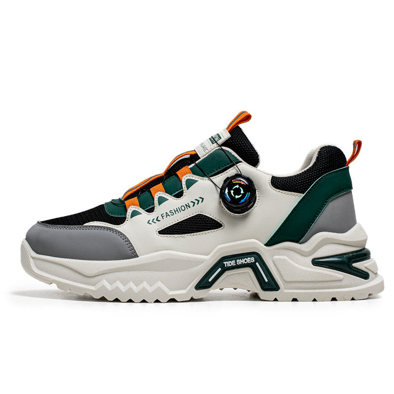 Men's Korean rotating buckle trendy casual sports shoes