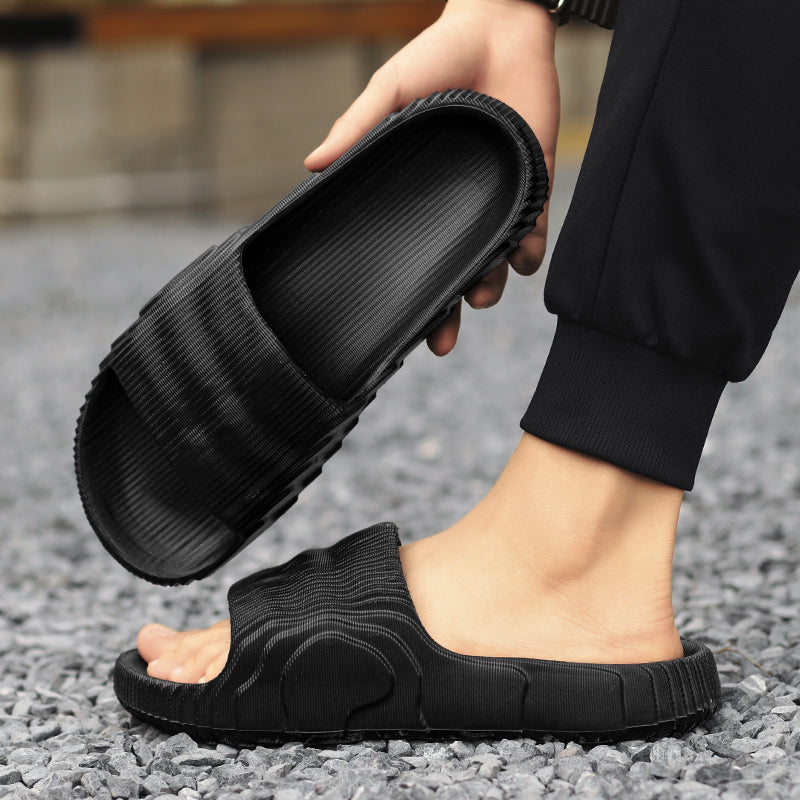 Soft Home Slippers Couple Summer Indoor Skid