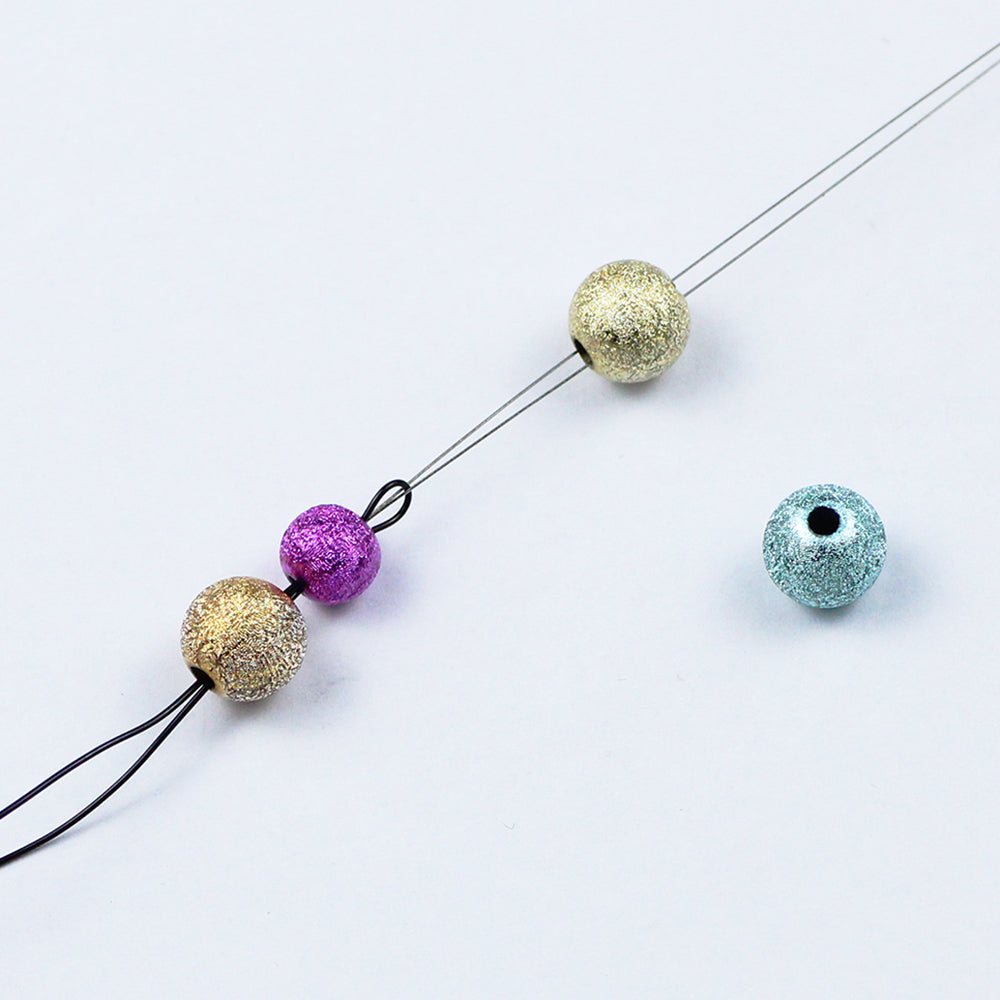 MIUSIE 26Pcs Big Eye Curved Beading Needles