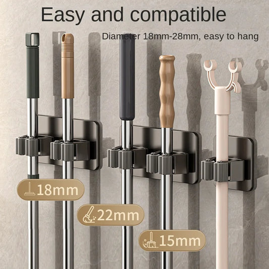 Non Perforated Stainless Steel Mop Holder