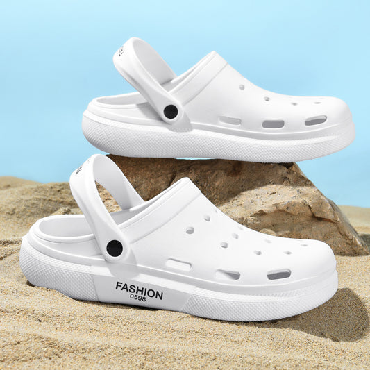 Cave shoes men's shoes outdoor sports sandals two-wear half slippers