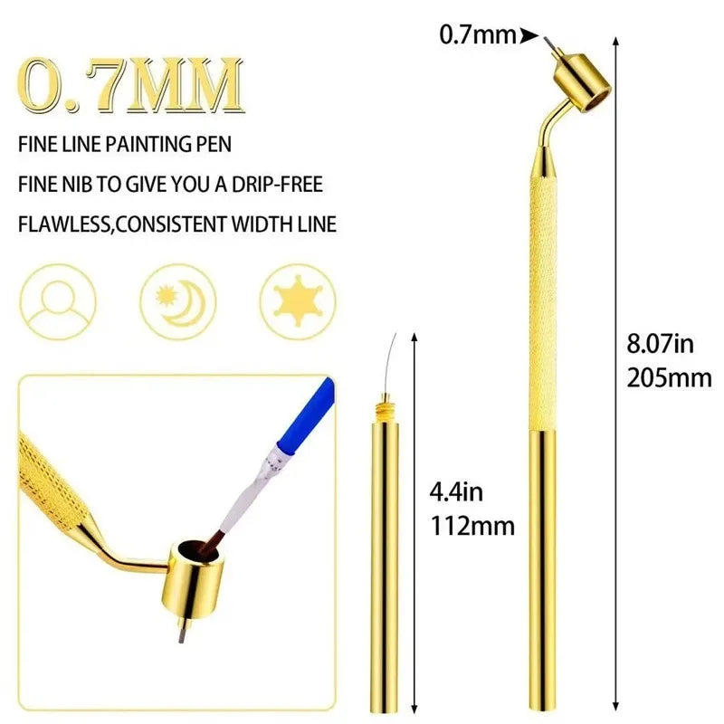 Detailing Fine Line Fluid Writer Paint Applicator Pen