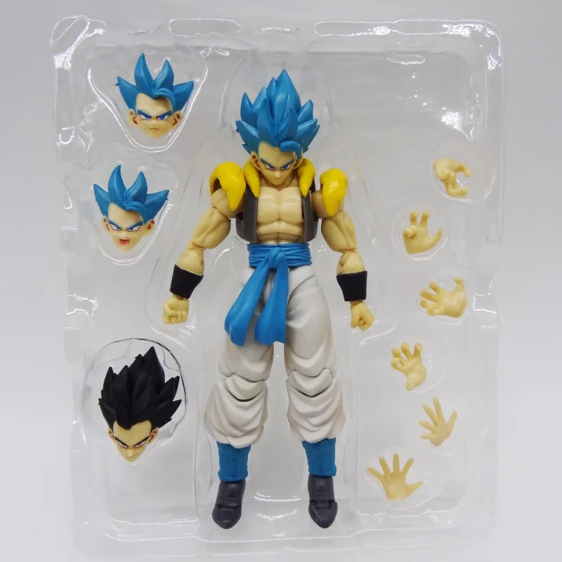 15cm Shf Dragon Ball Gogeta Super Saiyan Blue Anime Action Figure