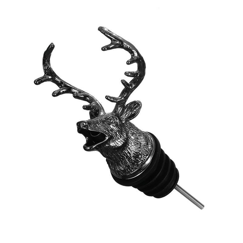 Zinc Alloy Deer Head Wine Pourer