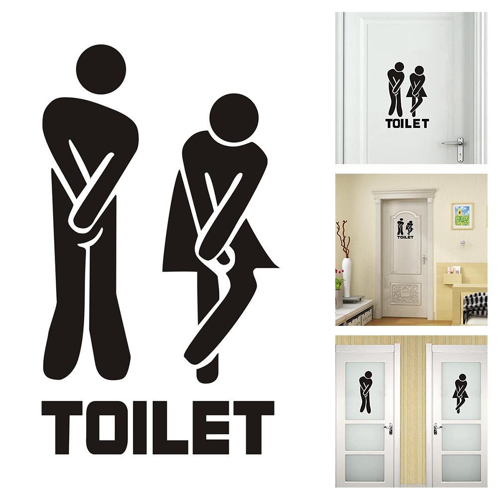 Creative Funny Toilet Wall/Door Stickers
