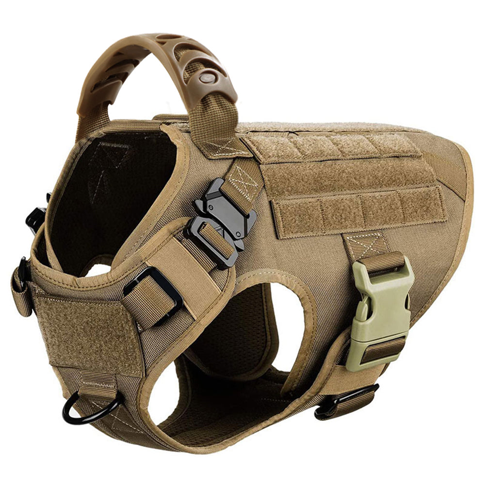 Military Large Dog Harness Training Pet Vest for French Bulldog German