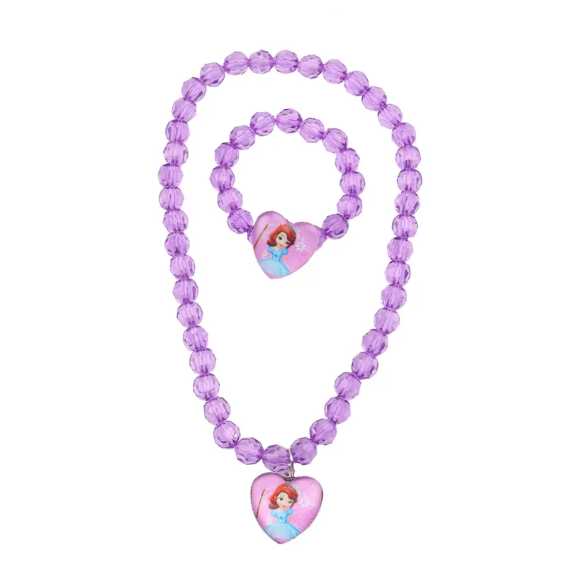 Disney Frozen Necklace Bracelet Set