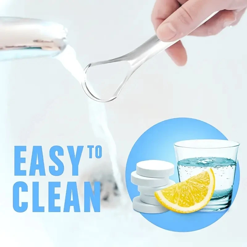 Premium 1pcs/3pcs Metal Tongue Scraper