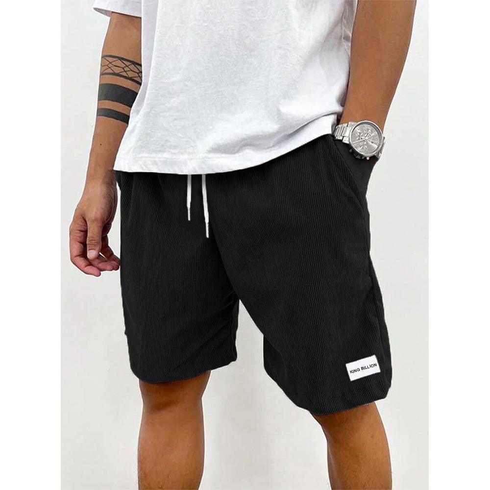 Summer Men Corduroy Sweatpants Casual Shorts Men's Beach Shorts