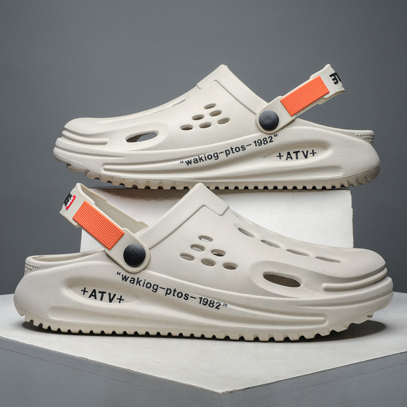 Classic Summer Clogs Men Slippers Breathable Garden Shoes
