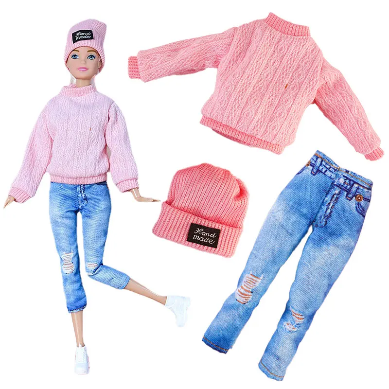 1 Set Fashion Clothes For Barbie Doll