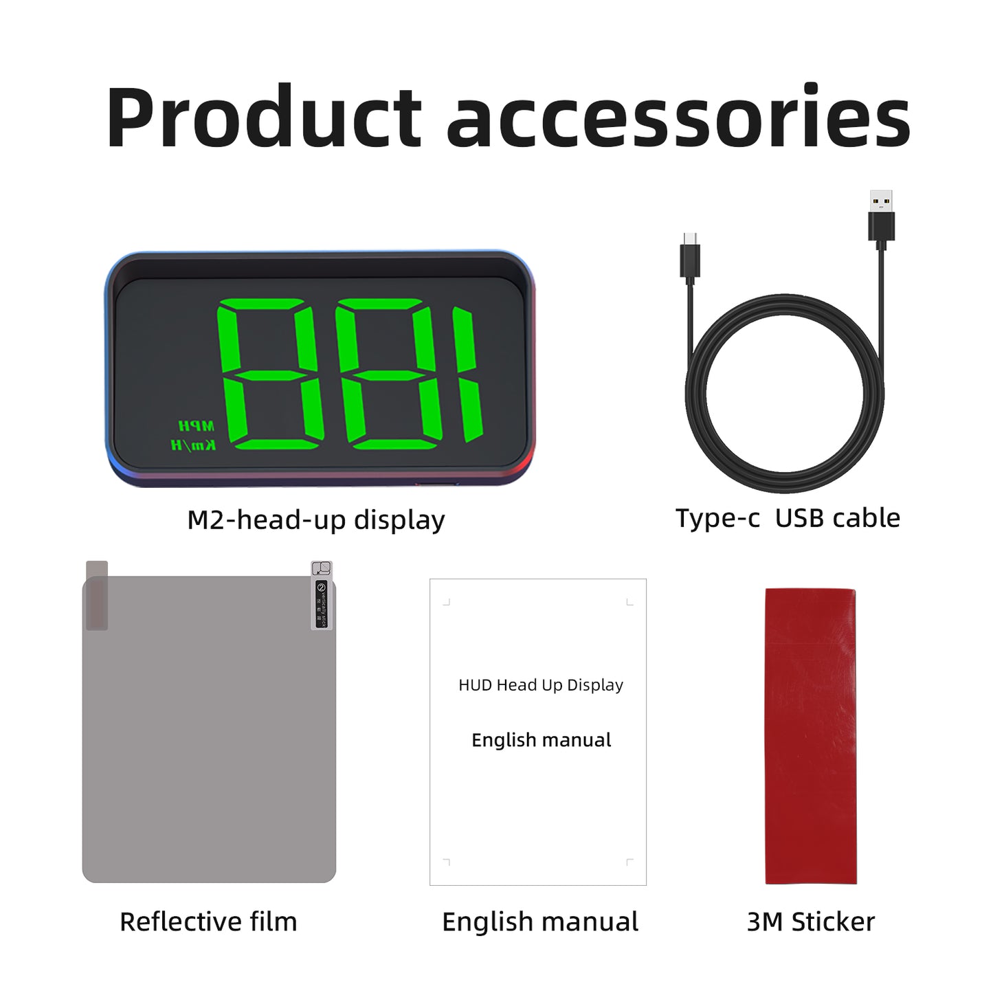 M2 Auto GPS Digital Car Speedometer Accessories