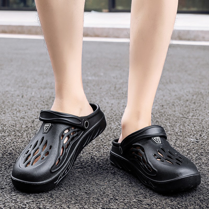 Men Sandals Summer Clogs EVA Garden Slippers Hole Shoes