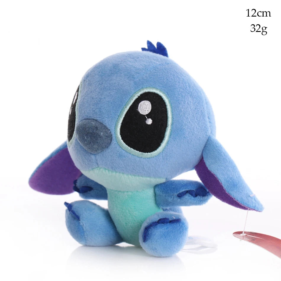 Disney Cartoon Blue Pink Stitch Plush Dolls Anime Toys