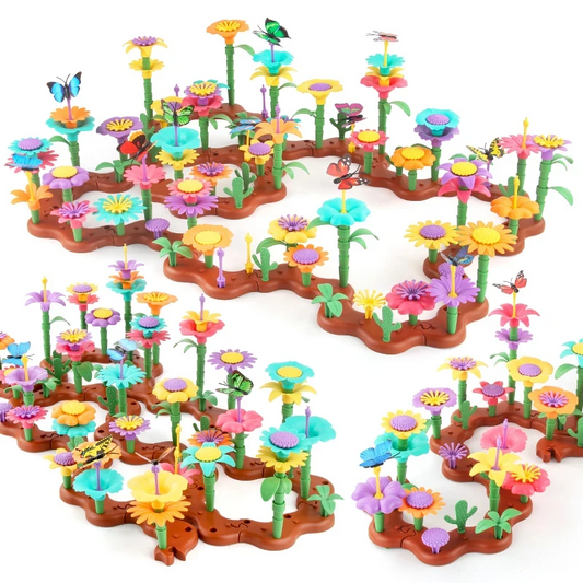 90pcs New Grow Their Imagination with STEM Educational Flower