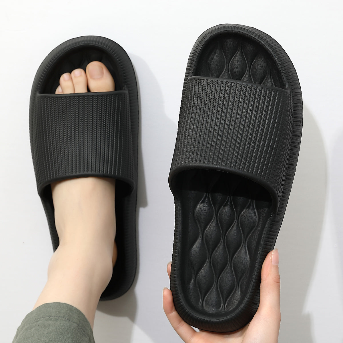 Men Slippers Summer Lightweight EVA Home Bathroom Slipper