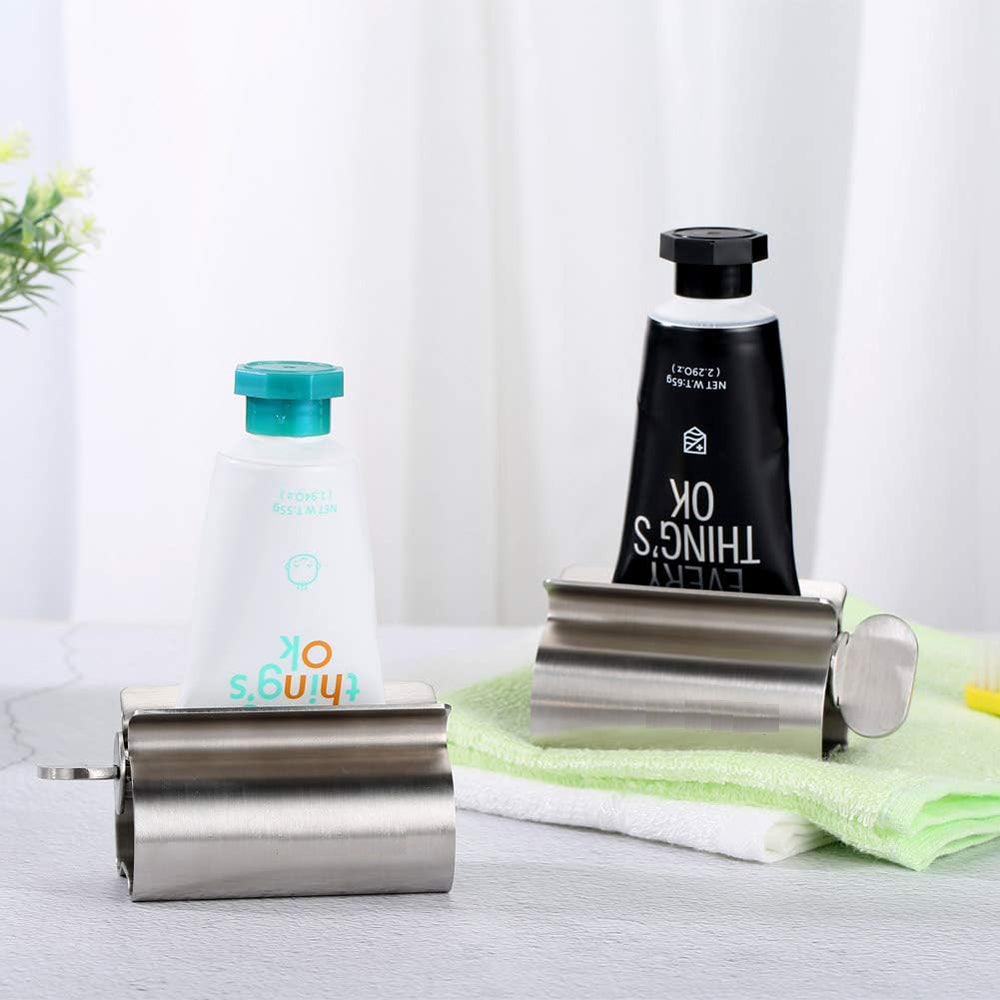 Bathroom Accessories Toothpaste Squeezer Tube Roller Stainless Steel