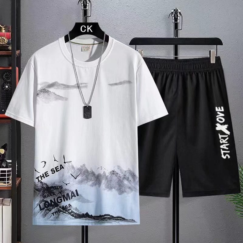 Trendy Suits for men Men's Summer Shorts Set