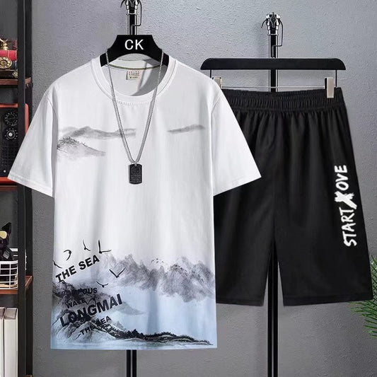 Trendy Suits for men Men's Summer Shorts Set