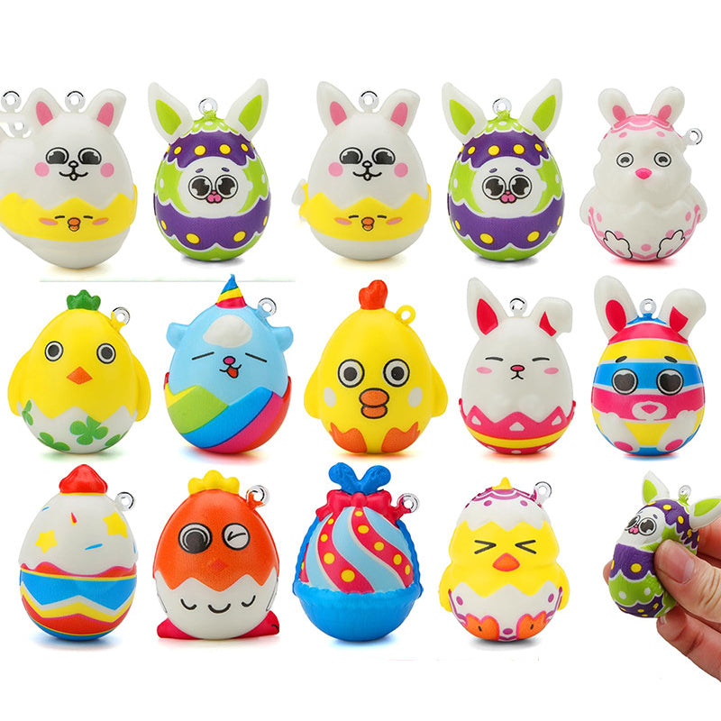 6PCS Kawaii Animal Squishy Stress Relief Soft Toys