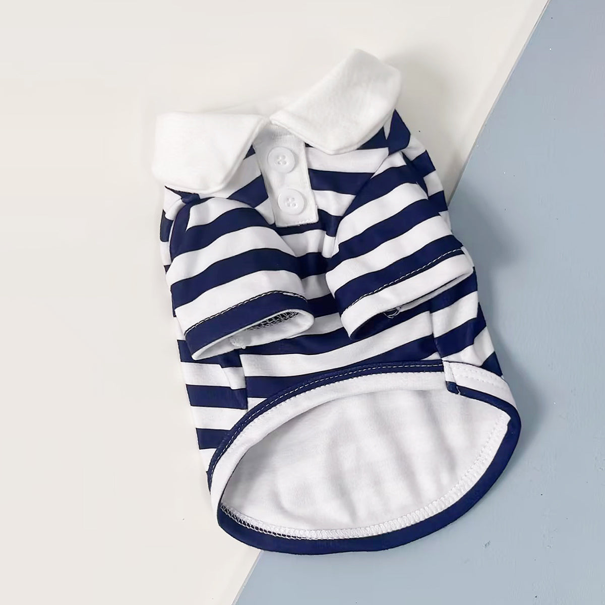 Dog Clothes Teddy York Shire Polo Shirt Summer Dress Striped