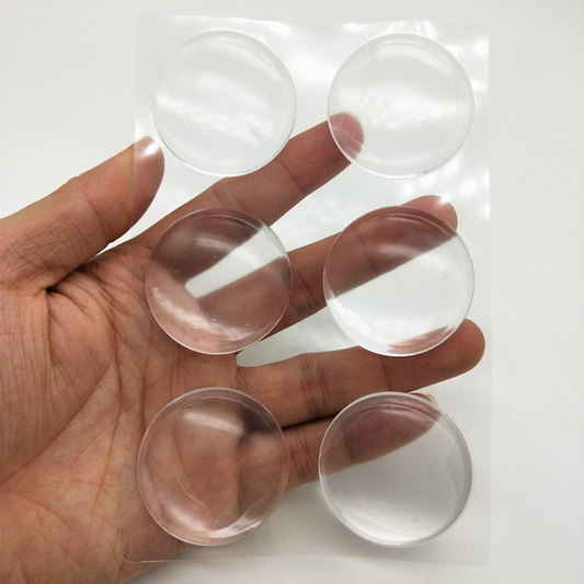6pcs Transparent Soft Silicone Wall Protector